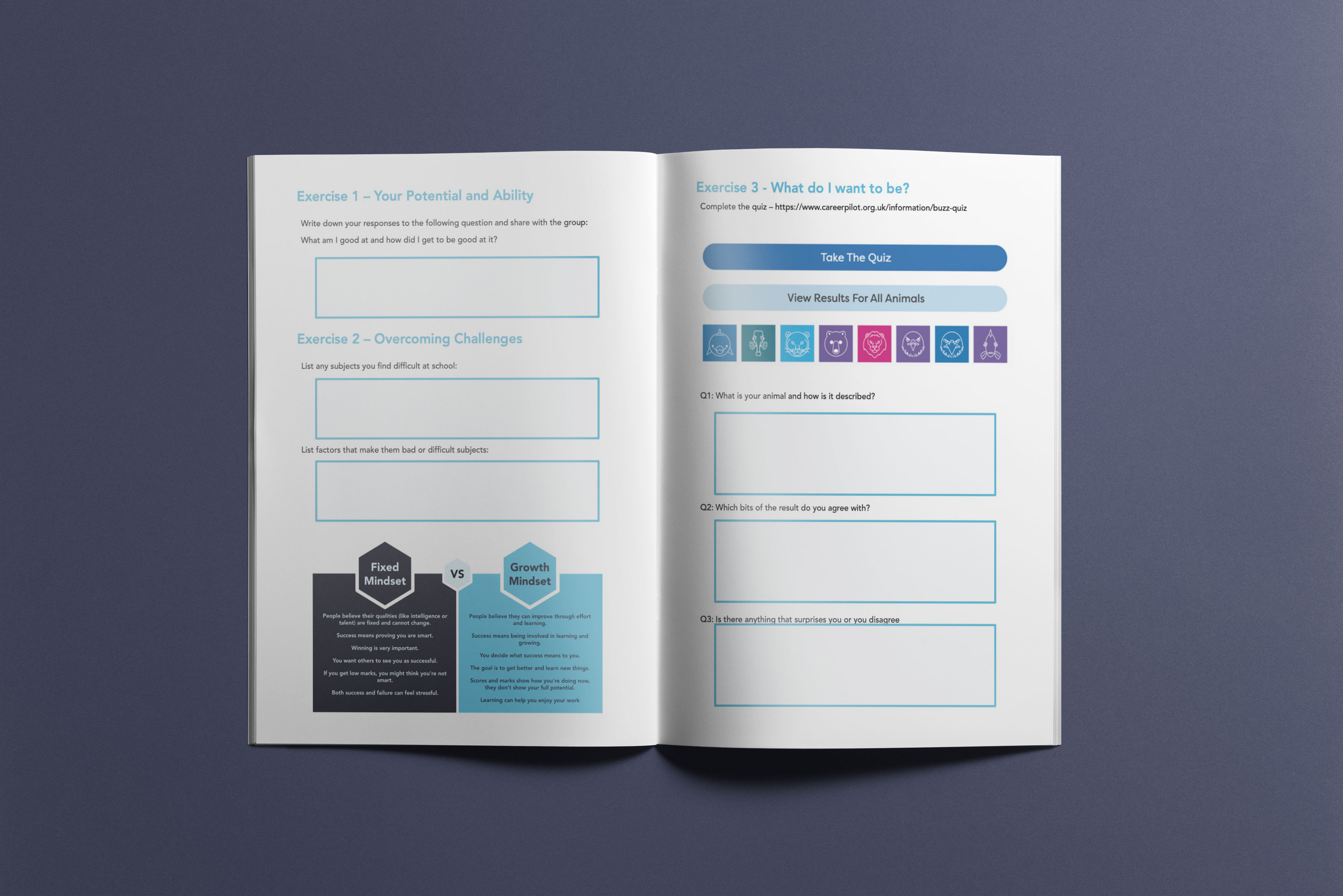 Form the Future Mentees Workbook interior